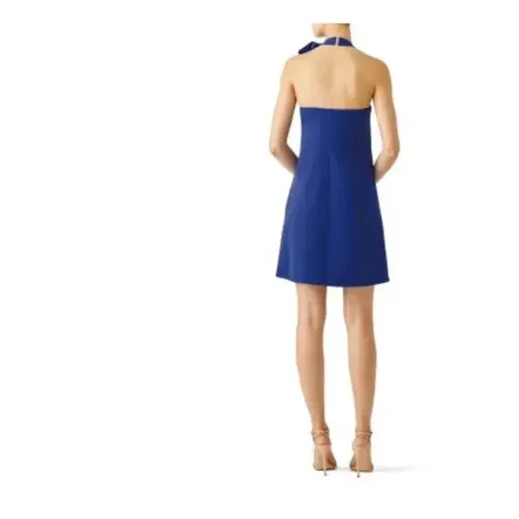 Hutch Blue Crepe‎ Halter Dress Size M